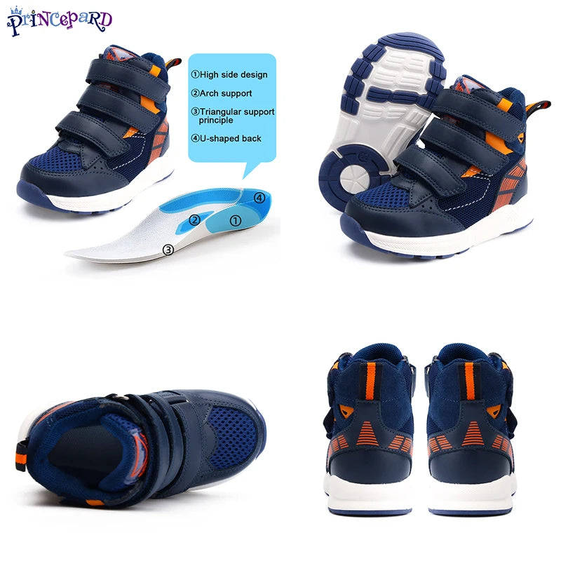 Orthopedic Shoes for Kids and Toddlers, Corrective Sneakers with Ankle Arch Support Treat and Prevent Flat Feet and Valgus/Varus