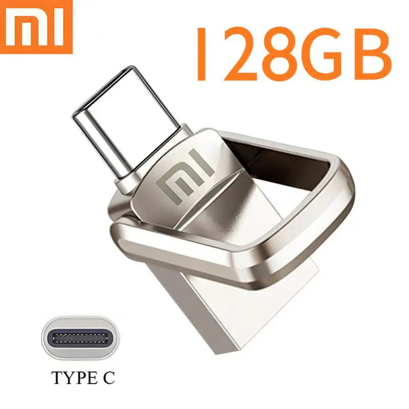 XIAOMI USB Flash Drive 2TB Metal Real Capacity High Speed Memory Stick USB3.0 Flash Pen Drive Business Gift Storage U Disk