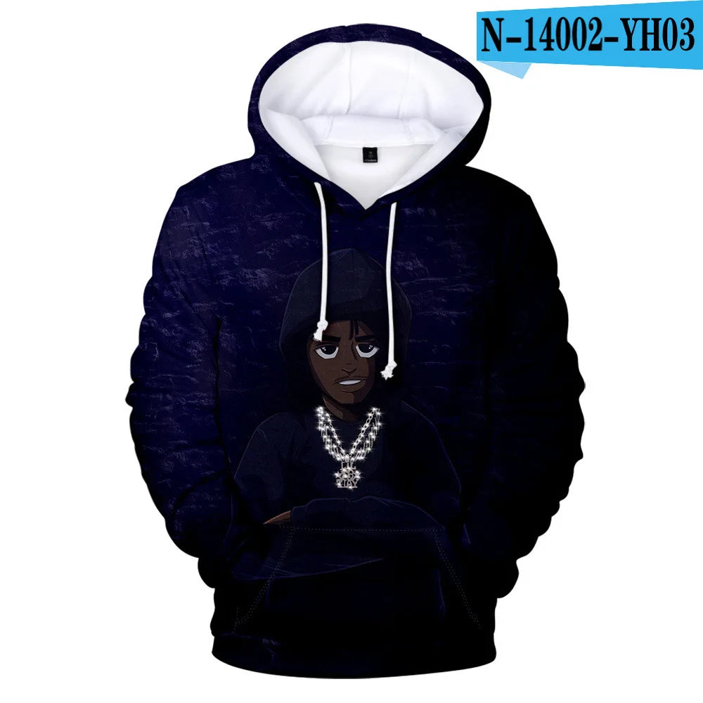 3D Print Novelty 2020 Lil Tjay Hoodie Casual Brand Hoodies Sweatshirts Men Women Clothing Street Boy/girls Pullover Fashion Coat