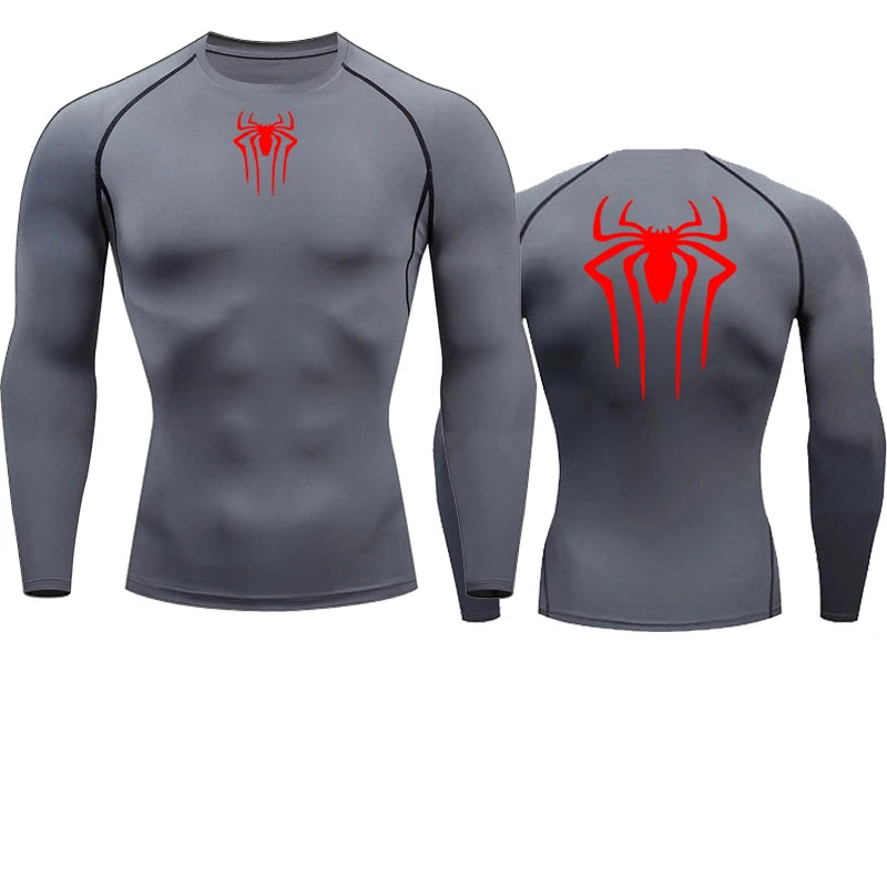 Sun Protection Sports Second Skin Running T-shirt Men's Fitness Rashgarda MMA Long Sleeves Compression Shirt Workout Clothing