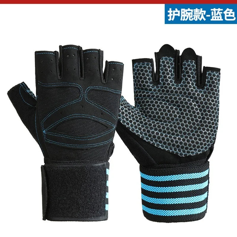 Gym Gloves Fitness Weightlifting Gloves Bodybuilding Training Sports Workout Cycling Sports Workout Gloves Men's Women's