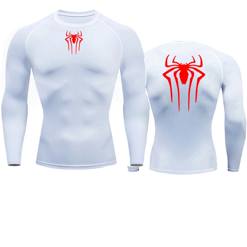 Sun Protection Sports Second Skin Running T-shirt Men's Fitness Rashgarda MMA Long Sleeves Compression Shirt Workout Clothing