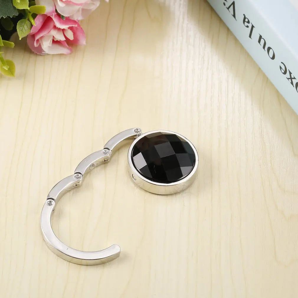 NEW Alloy Hooks Hanger Holder Hook for Hanging Crystal for Purse Bag Hanger Portable Handbag Folding