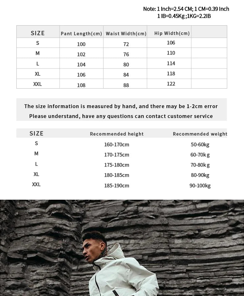 New Fashion Gym Men's Sweatpants Casual Workouts Multi Pocket Casual Fitness Workout Jogging Training Pants