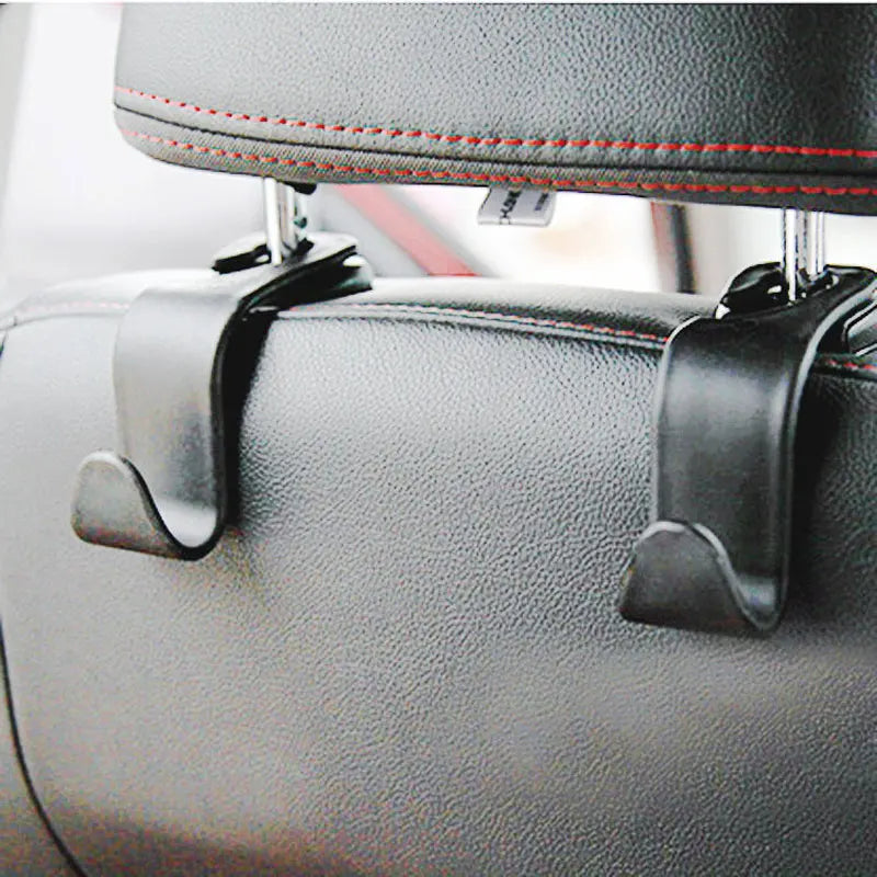 10 Pcs Universal Car Seat Back Headrest Hanger Hook Phone Holder Handbag Purse Hanger Fastener Clip Car Interior Accessories