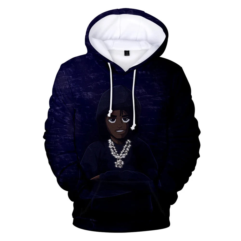 3D Print Novelty 2020 Lil Tjay Hoodie Casual Brand Hoodies Sweatshirts Men Women Clothing Street Boy/girls Pullover Fashion Coat