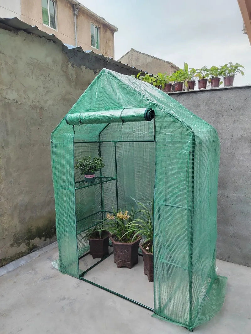 2024 New Large Walk In Greenhouse Cover House Garden Waterproof  Outdoor Indoor Wintering Plant Protection Grow Tent (No Frame)