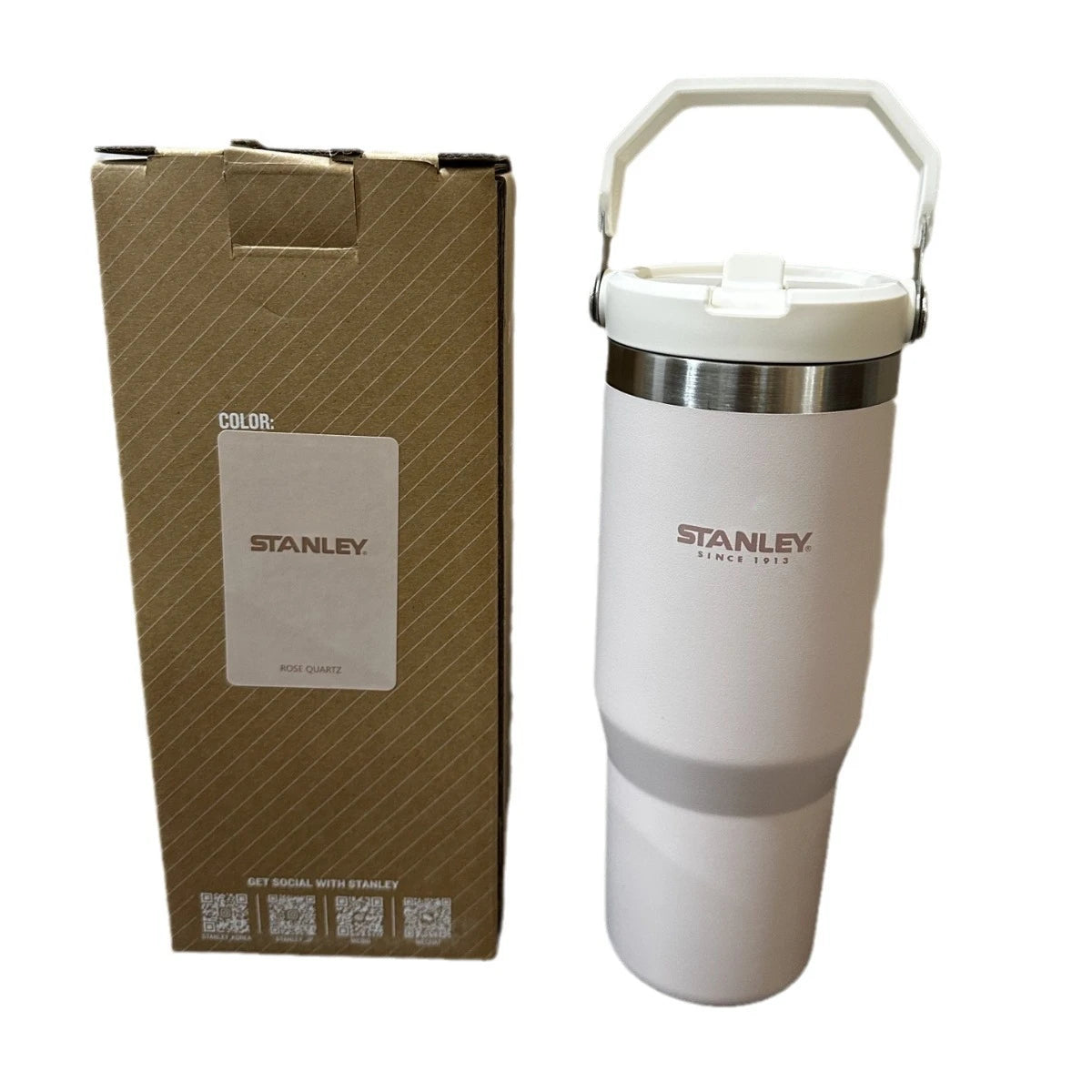 STANLEY 2 Generation 30OZ Stainless Steel Car Insulated Cup Hot Coffee Cup Lovers Vacuum Insulated Travel Cup 887ml