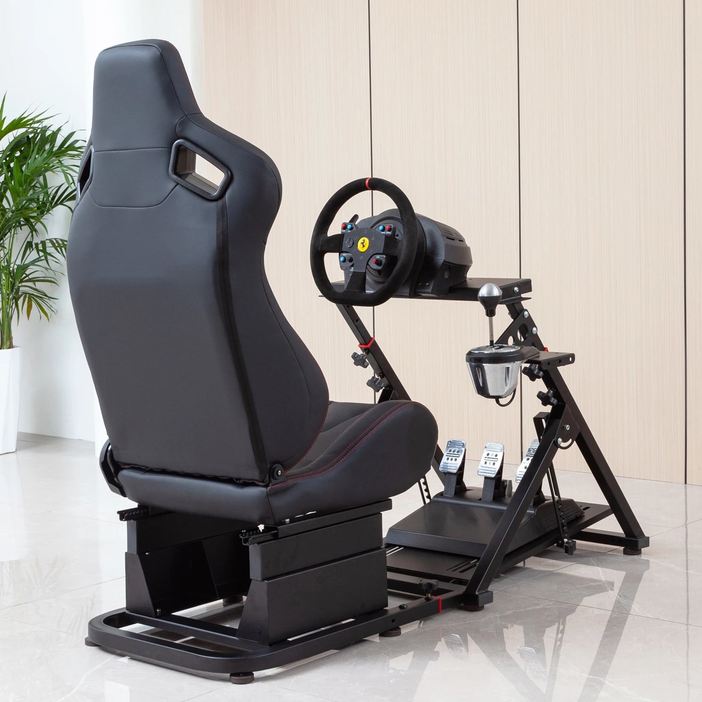 Simulated racing bracket game steering wheel driving simulator direct drive Horizon 5 Eucar professional GT seats