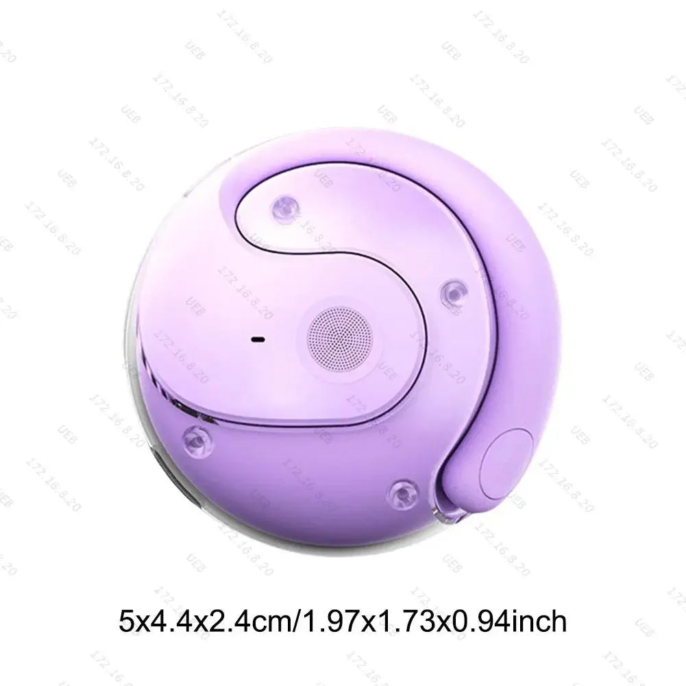 Small Coconut Ball Bluetooth Earphones TWS Ear-mounted Non-Ear High Power Ultra-Long Battery Life Sports Earphones