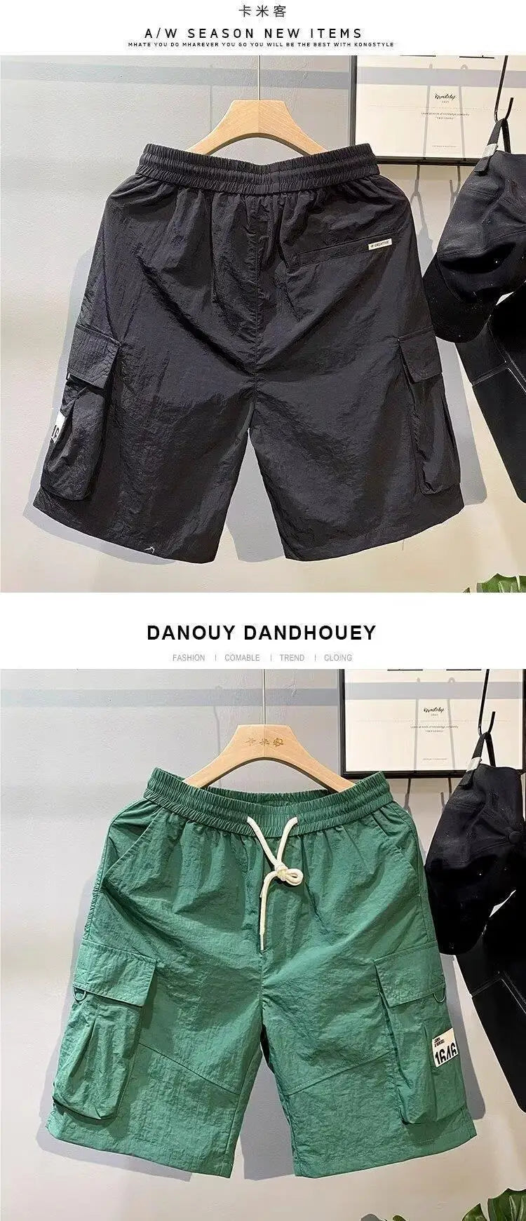 2024 Basketball Men's Shorts Athletic Shorts with Pockets Workout Gym Quick Dry GYM Running Shorts Sport Homme Short Masculino