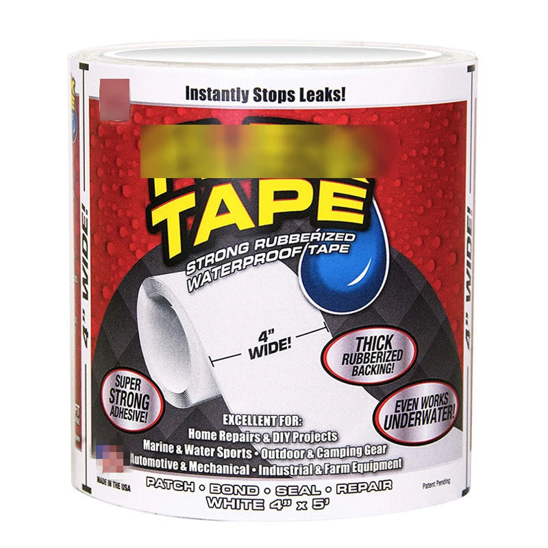 1.52m Strong Fiber Super Waterproof Tape Stop Leak Seal Repair Tape Performance Self Tape Fiberfix Adhesive Tape PE Tube PVC Etc