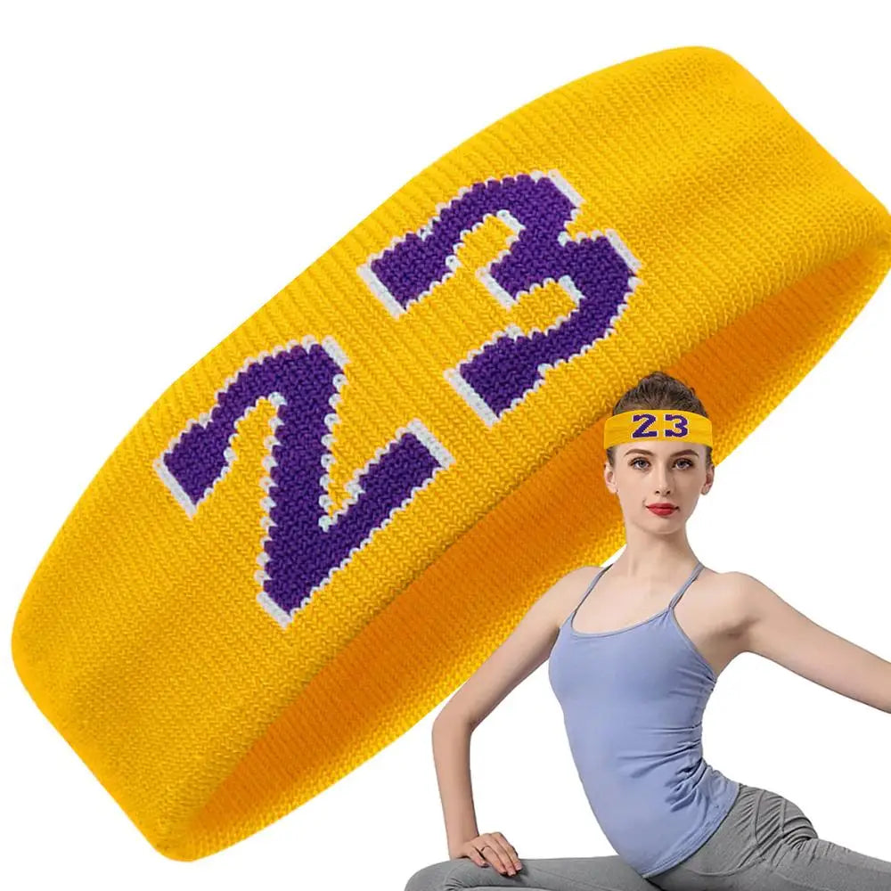 Elastic Headbands Workout Running Sweatband Headband Men's Headband Long Hair Athletic Head Band For Sports