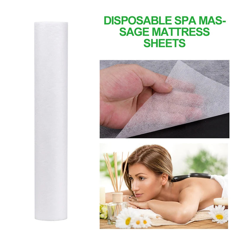 50/100 Pieces Disposable Spa Massage Mattress Non Woven Bed Sheet Salon Massage Sheet Pillow Tissue Roll Tattoo Supplies