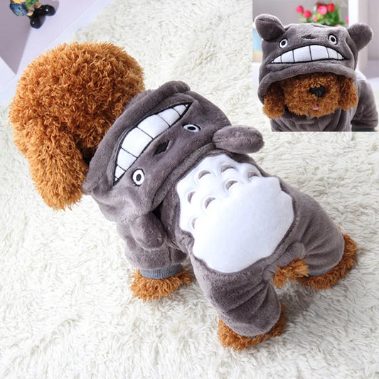 Pet Dog Costumes Winter Warm Clothes For Small Dogs Cats Soft Fleece Puppy Pet Coat Jacket Chihuahua Yorkshire Jumpsuit Clothing