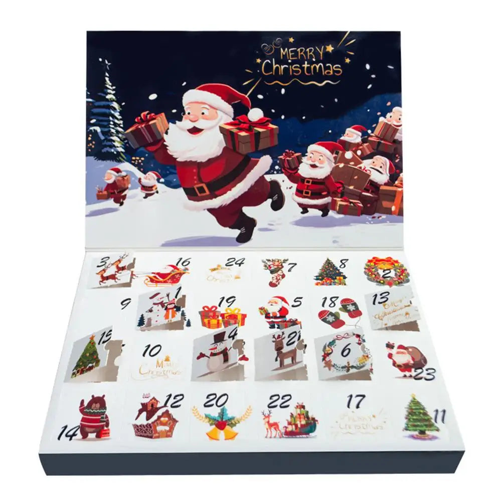 2024 New Surprise Gift Advent Calendar Empty Boxes To Fill 24 Days Countdown Christmas Festival Calendar For Annual Meeting