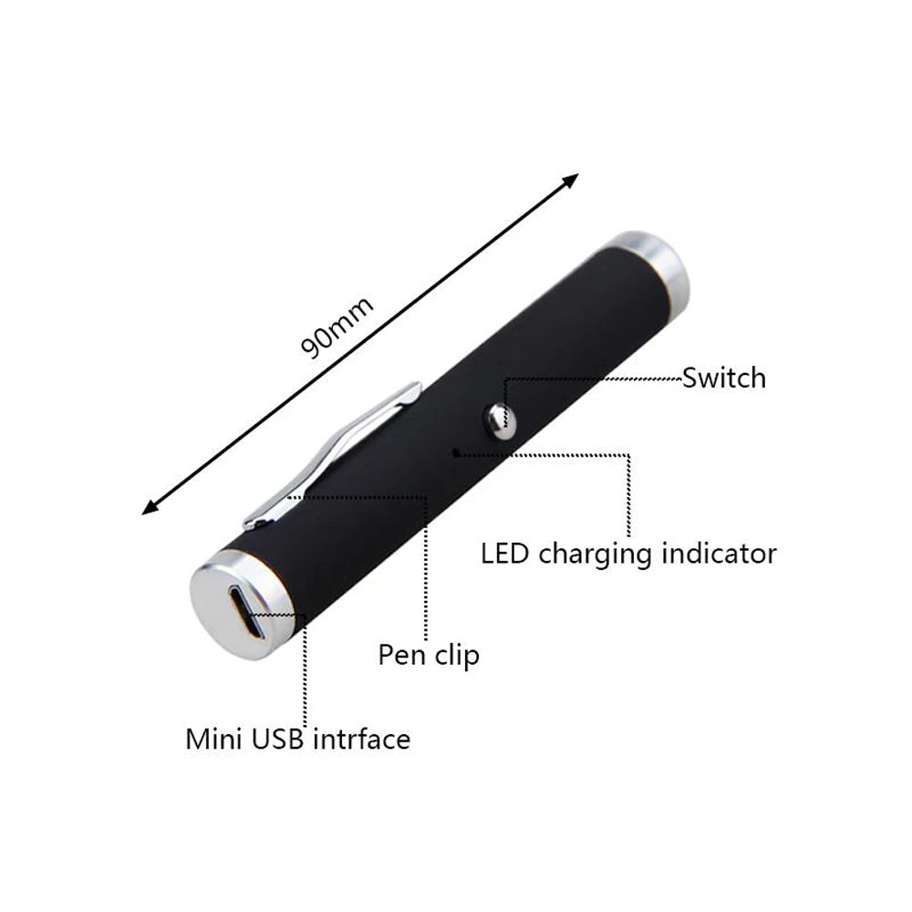 USB Charging Green Laser Pointer Powerfulr Super Power Laser Pen 711 Red Dot 532nm Continuous Line  Hunting Laser Equipment