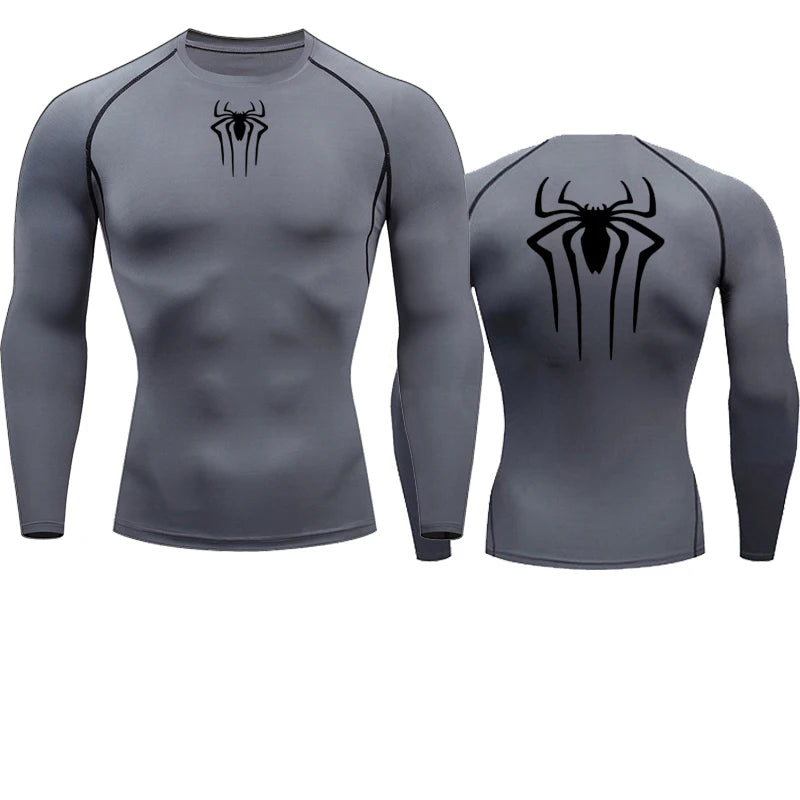 Sun Protection Sports Second Skin Running T-shirt Men's Fitness Rashgarda MMA Long Sleeves Compression Shirt Workout Clothing