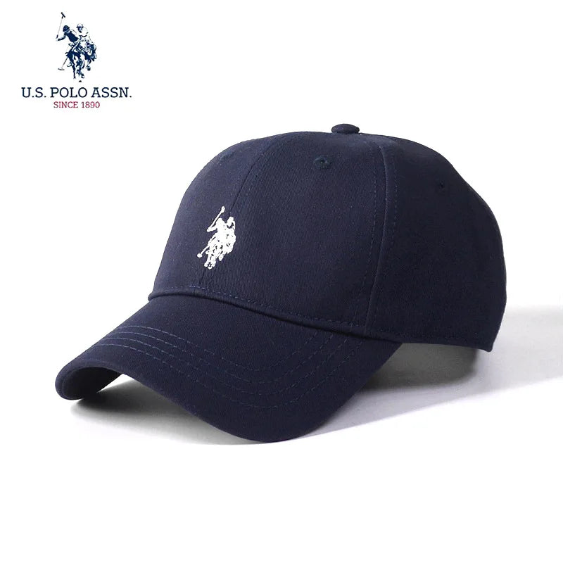 U.S. POLO ASSN. Baseball Hats For Women Pure Cotton Breathable Baseball Cap Soft Top Shade Casual Peaked Cap Caps For Men