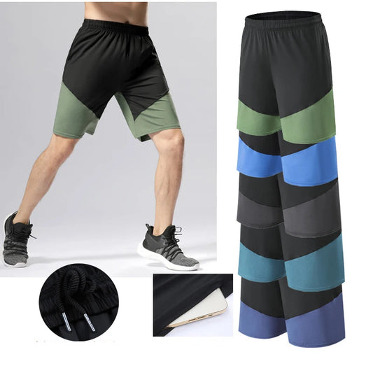 Men's Shorts Sportswear Ice Cool Basketball Pants Soft Light Running Crossfit Gym Training Summer Male Fitness Workout Dry Fit