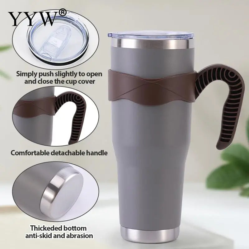 Cold and Hot Stainless Steel Themo Bottle Stanley 40 oz With Handle Coffee Travel Mug Straw Cup Drinkware Modern Tumbler Cup