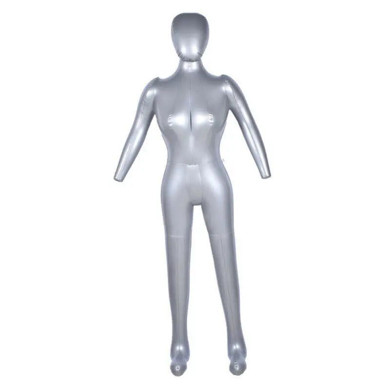 165cm Female Full Body Inflatable Mannequin Model Dummy Torso Tailor Clothes Model Display Portable Tops Necklace Retail Display