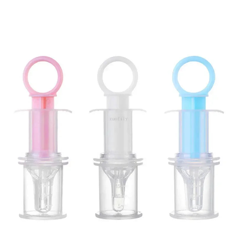 Baby kids smart medicine dispenser Needle Feeder Squeeze Medicine Dropper Dispenser Pacifier Feeding Utensils