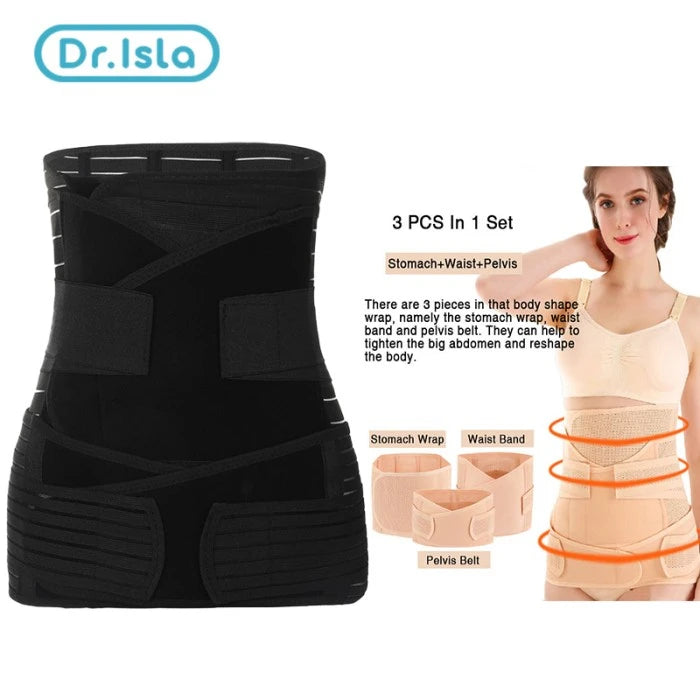 3in1 Corset Postpartum Belly Band Pregnant Women Tummy Belly Pelvis Belt Wrap Waist Trainer Recovery Bandage Strap Body Shaper