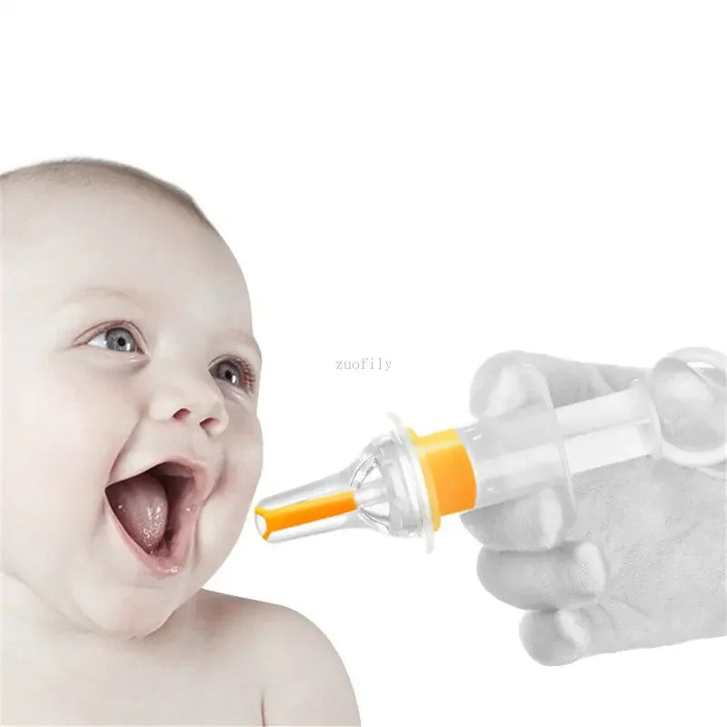 Baby kids smart medicine dispenser Needle Feeder Squeeze Medicine Dropper Dispenser Pacifier Feeding Utensils