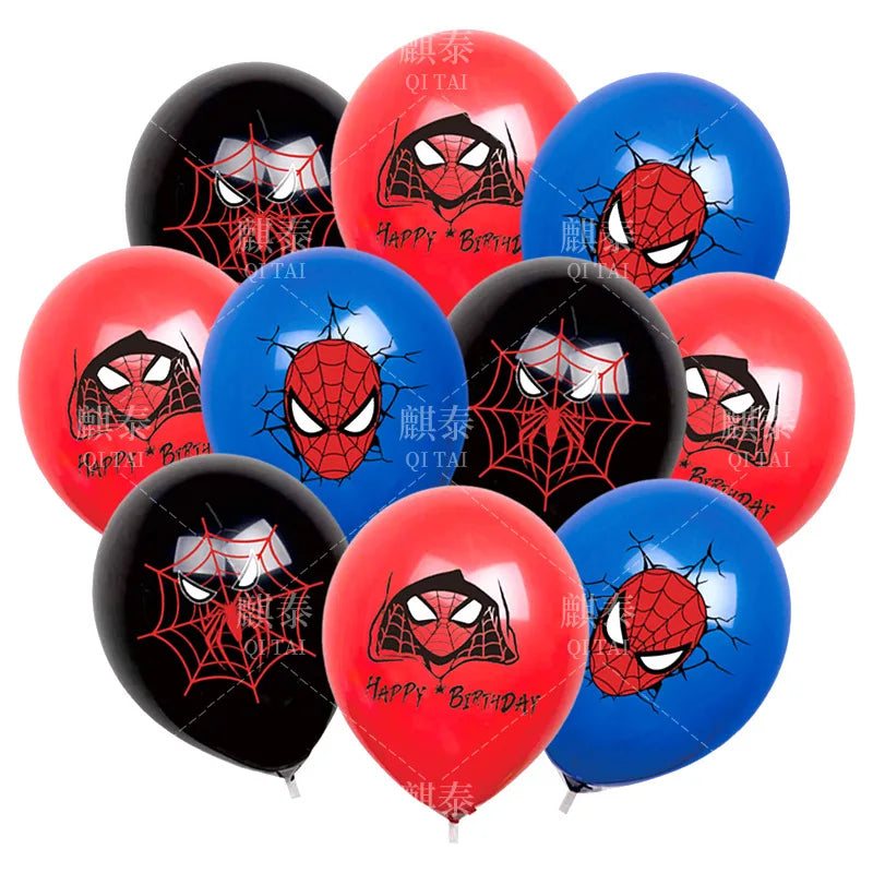 100pcs 12inch Disney Superhero Theme Latex Balloon Spiderman Hulk Iron Man Ballons Kids Birthday Party Decoration Inflatable Toy