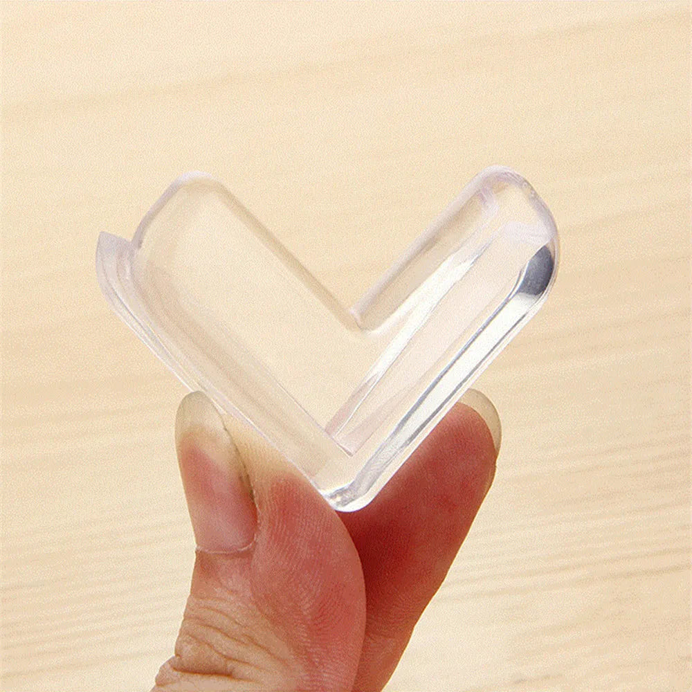 4Pcs/set Baby Safety L Shape Transparent Protector Cover Table Corner Guards Children Protection Furnitures Edge Corner Guards