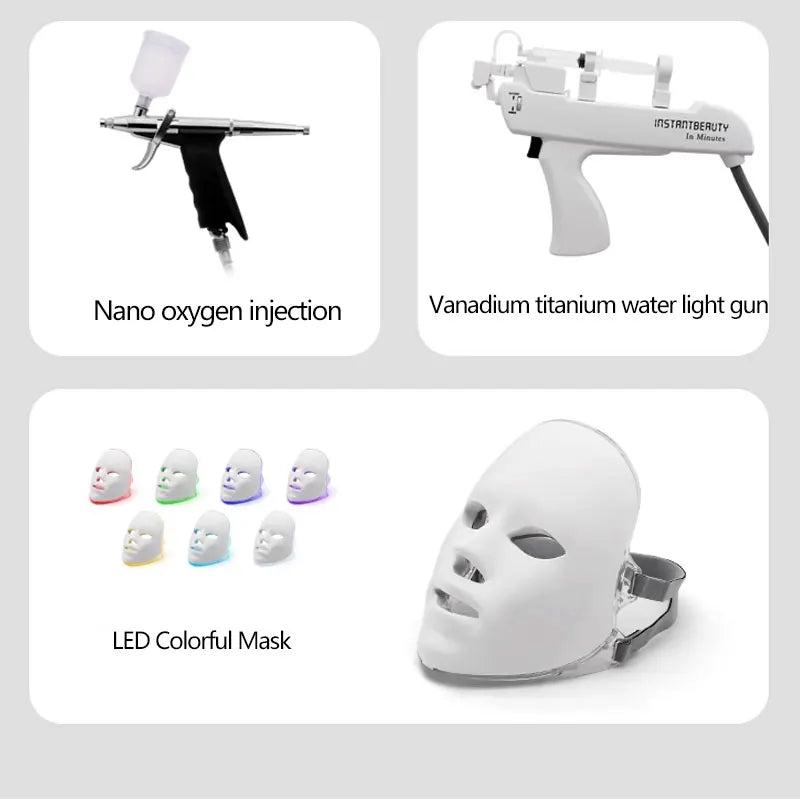 Small Bubble Beauty Instrument Blackhead Water Light Instrument Introduces Deep Facial Cleansing