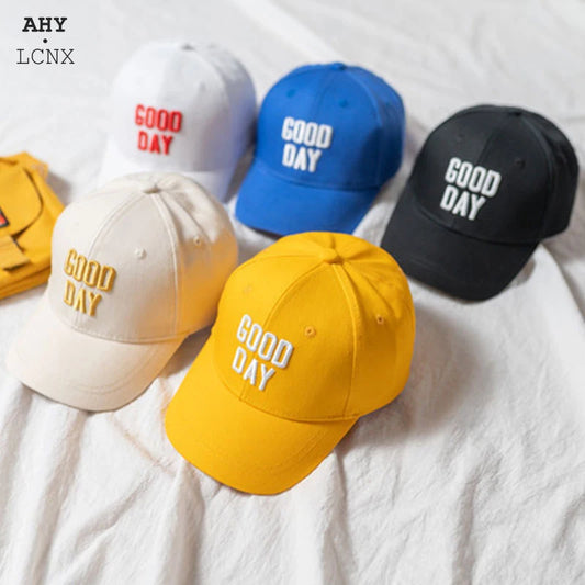 Toddler Kids Baseball Cap Korean Letter Embroidery Boy Girl Spring Summer Adjustable Hip Hop Baby Sun Hat Children Snapback Caps