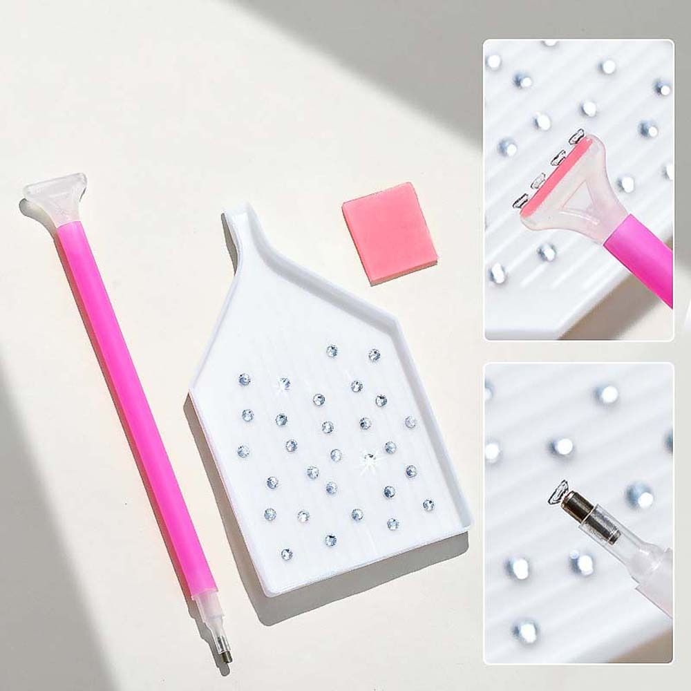 Double-headed Durable Nail Dotting Pen Professional Nail Rhinestone Picker Women Beauty Point Drill Pen