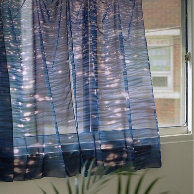 Scenery Tree Tulle Sheer Curtains for Living Room Decoration Curtains for the Room Bedroom Kitchen Voile Pervious To Light