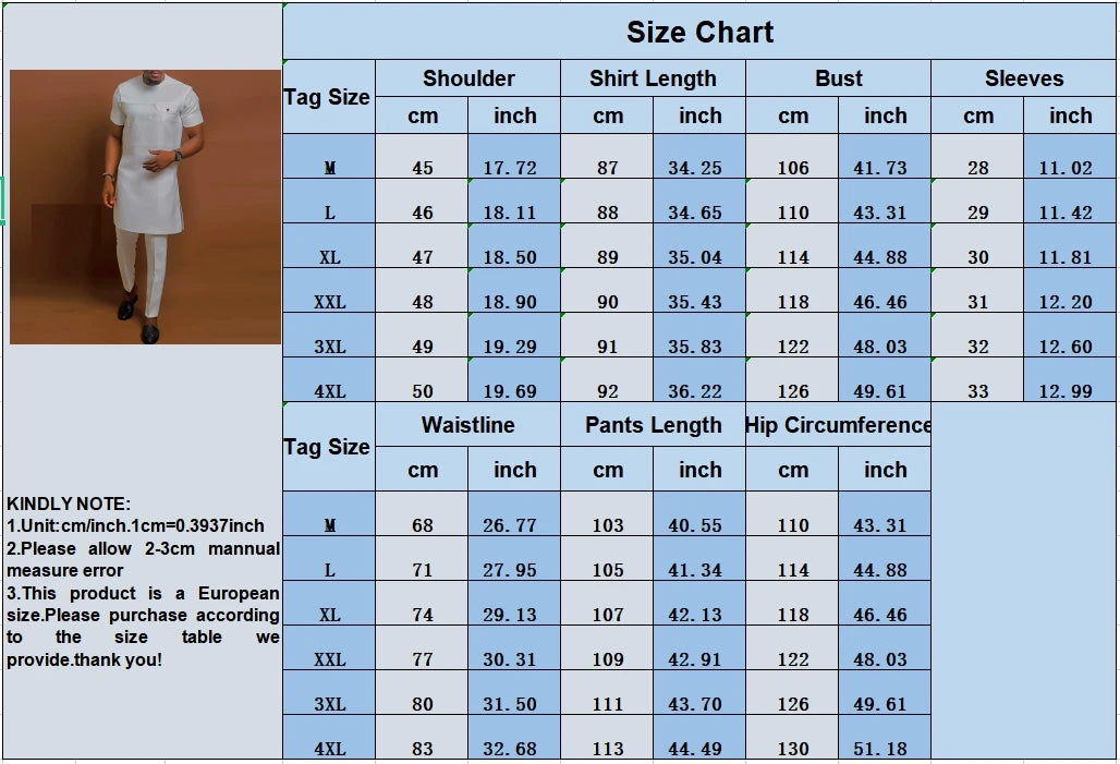 Summer Men's Suit Solid Color Short-sleeved Top Trousers Two-piece Set Ethnic Style Shirt Pants Male Clothing Outfits Wedding