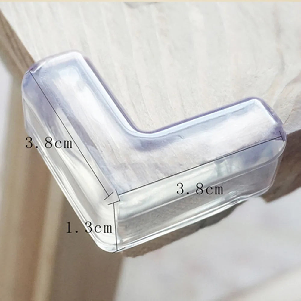 4Pcs/set Baby Safety L Shape Transparent Protector Cover Table Corner Guards Children Protection Furnitures Edge Corner Guards