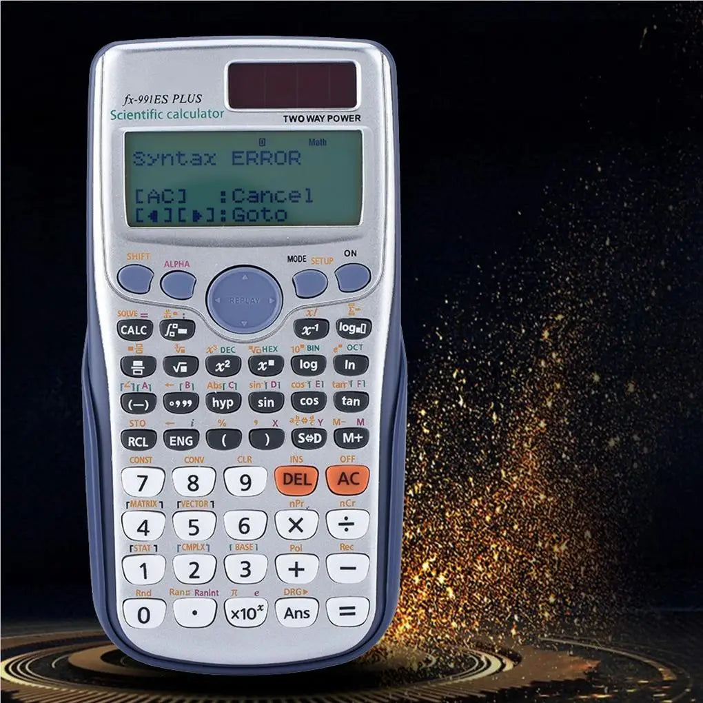 Student Handheld Scientific Full Function Calculator Portable Calculator with 417 functions