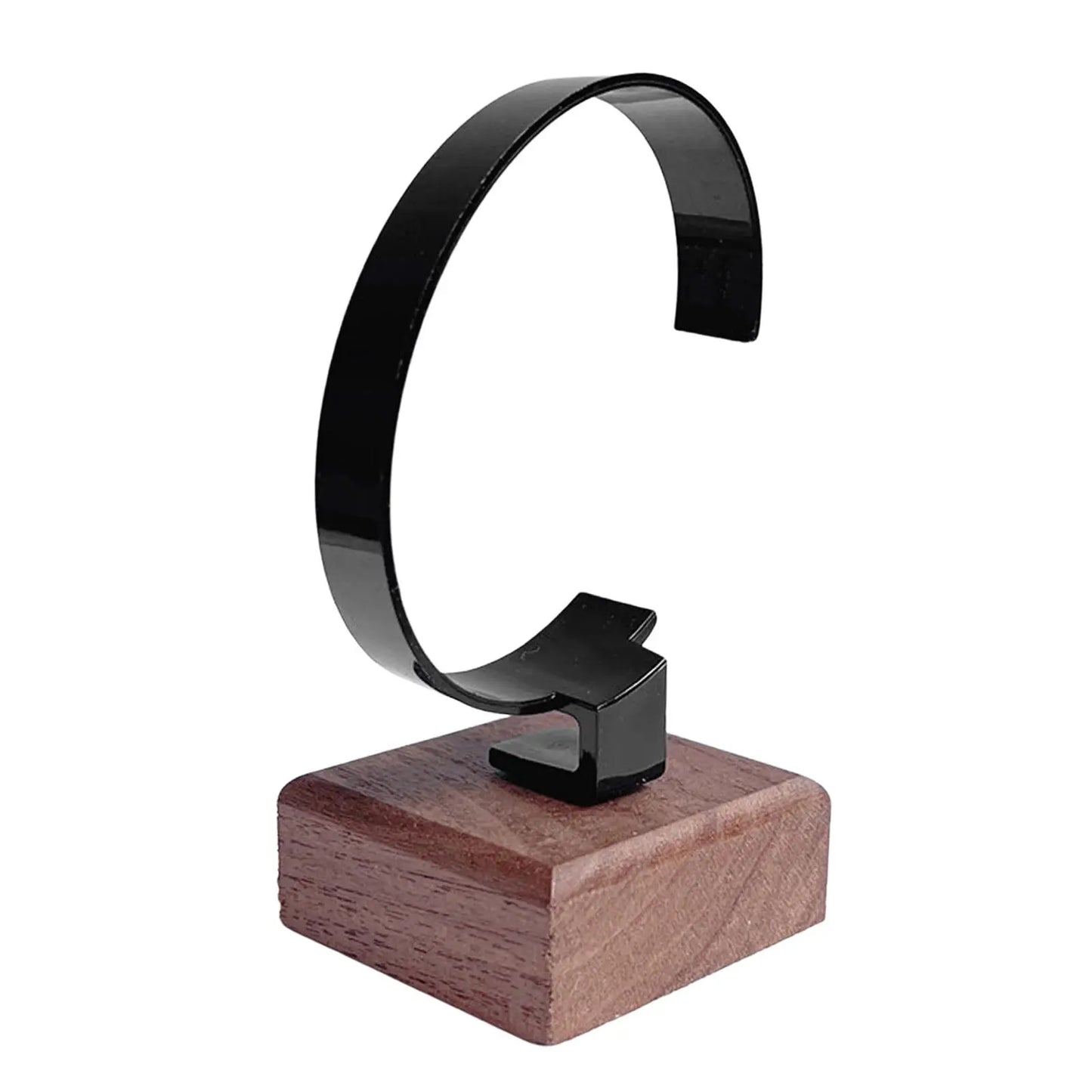 Multifunctional Watch Display Stand Tool Stable Wooden Base Jewelry Bracelet Bangle Display Rack Wrist Watch Holder for Counter