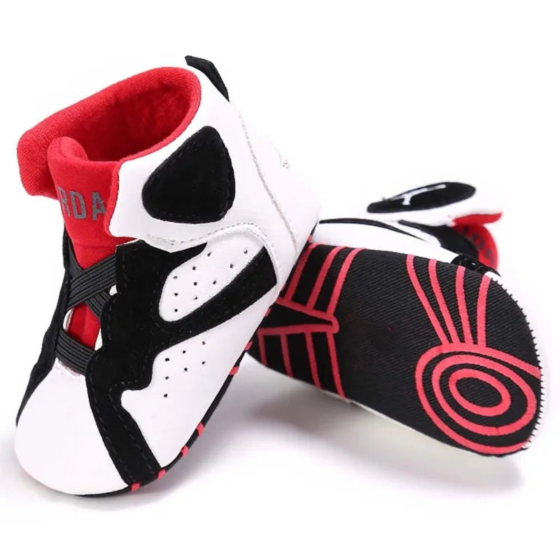 Soft Soled Sneakers Baby Boys Shoes Newborn PU Leather First Walker Babe Girl Sports Moccasin Anti-slip Infant Toddler Crib Shoe