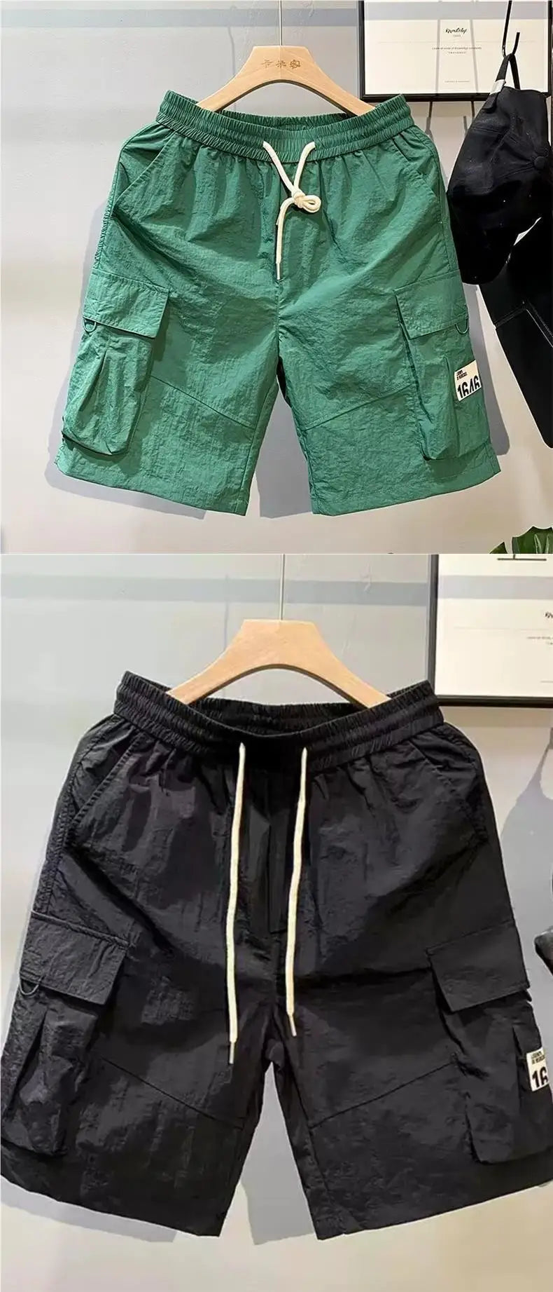 2024 Basketball Men's Shorts Athletic Shorts with Pockets Workout Gym Quick Dry GYM Running Shorts Sport Homme Short Masculino