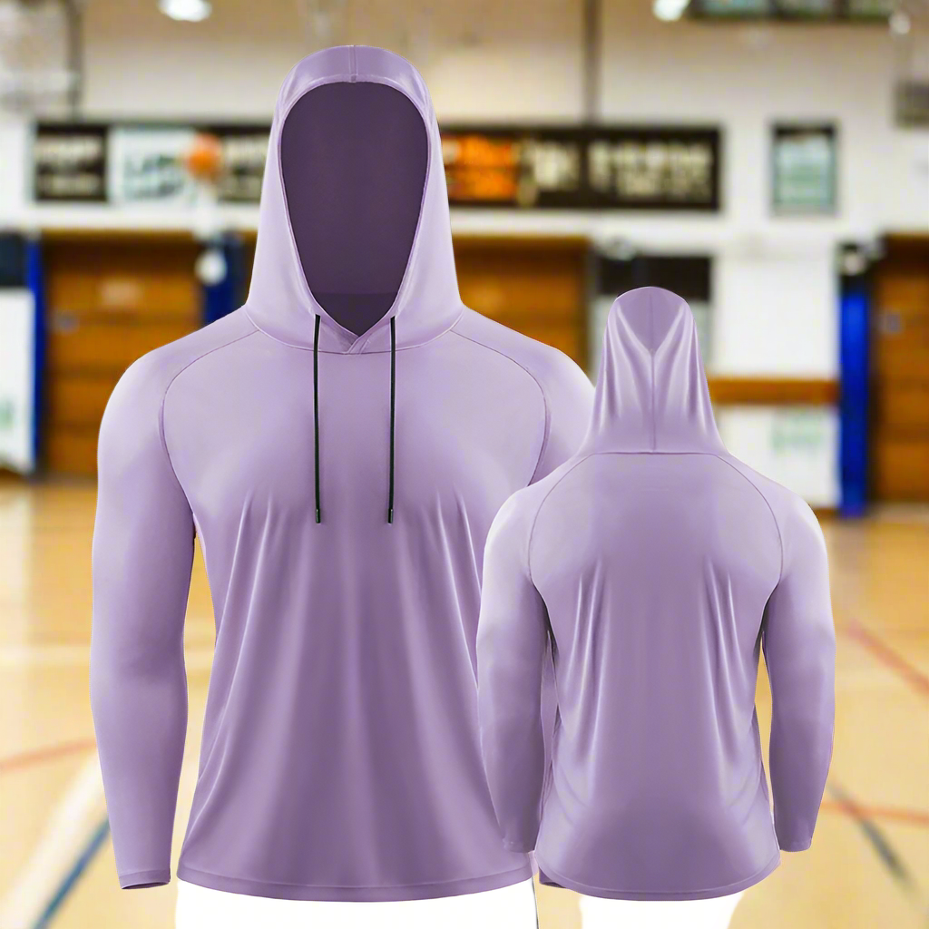 Men's Hoodies Compressed Running Shirts Quick Dry Gym Clothing T-shirt Workout Sportswer Bodybuilding Rashguards Male Solid Tops