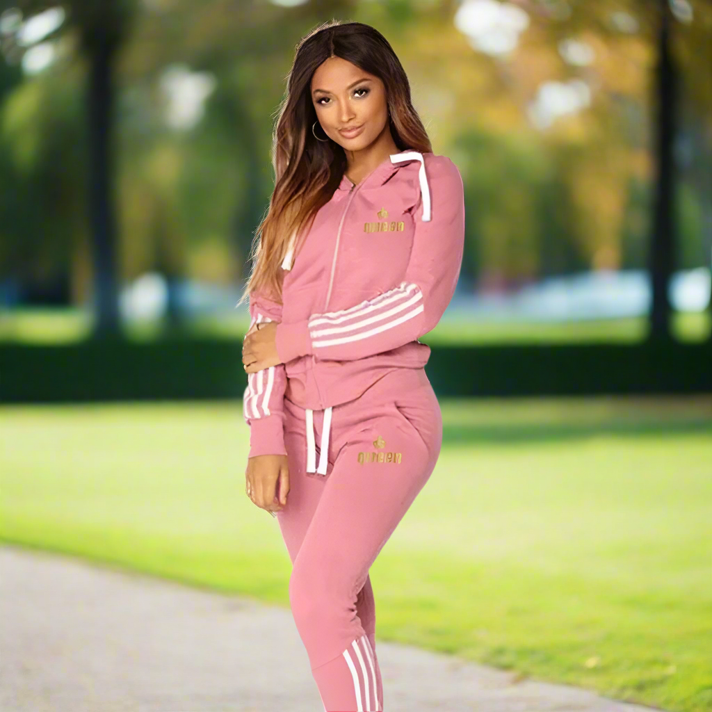 2023 New Trending Women Sports Wear Jogging Hoodie +Sweatpants Suits