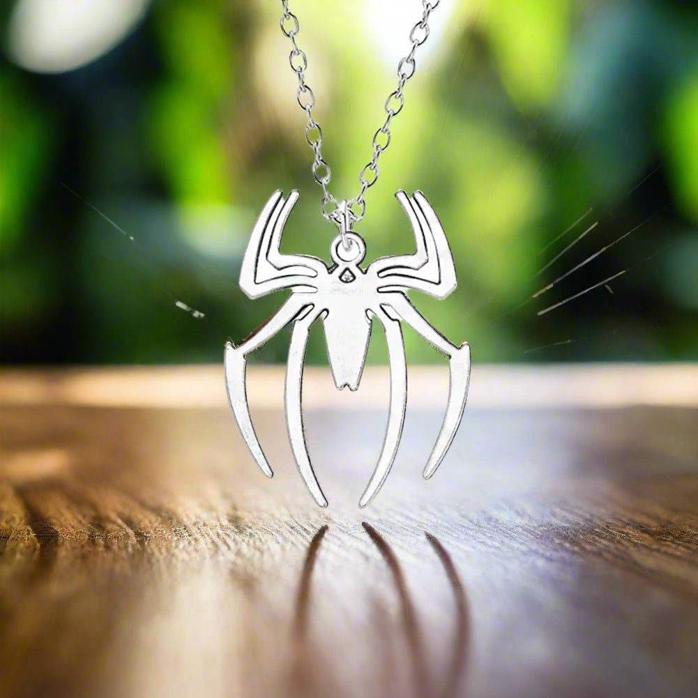 Hip Hop Spider Pendant Chain Necklaces For Men Gothic Neck Chains Man Necklace Punk Insect Vintage Necklace Men Streetwear Gifts